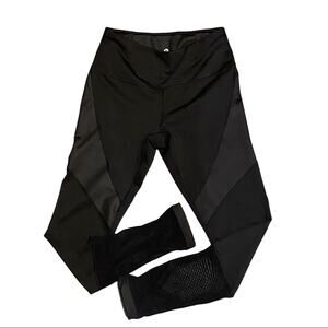 Danskin Mesh Panel Black Activewear Yoga Lounge Leggings Women's XS